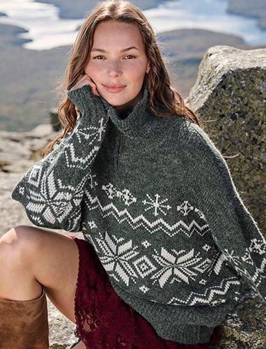 Cecilia Cable Knit Sweater in Ivory | Altar'd State